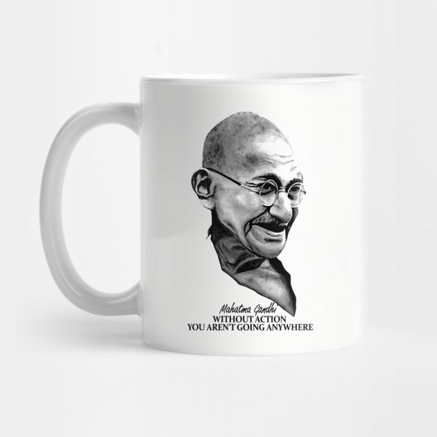 Mahatma Gandhi by KewaleeTee